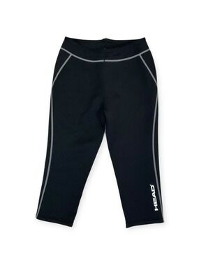 HEAD Fitness Neoprene Conditioning Capri Pants Women’s Large Black Workout